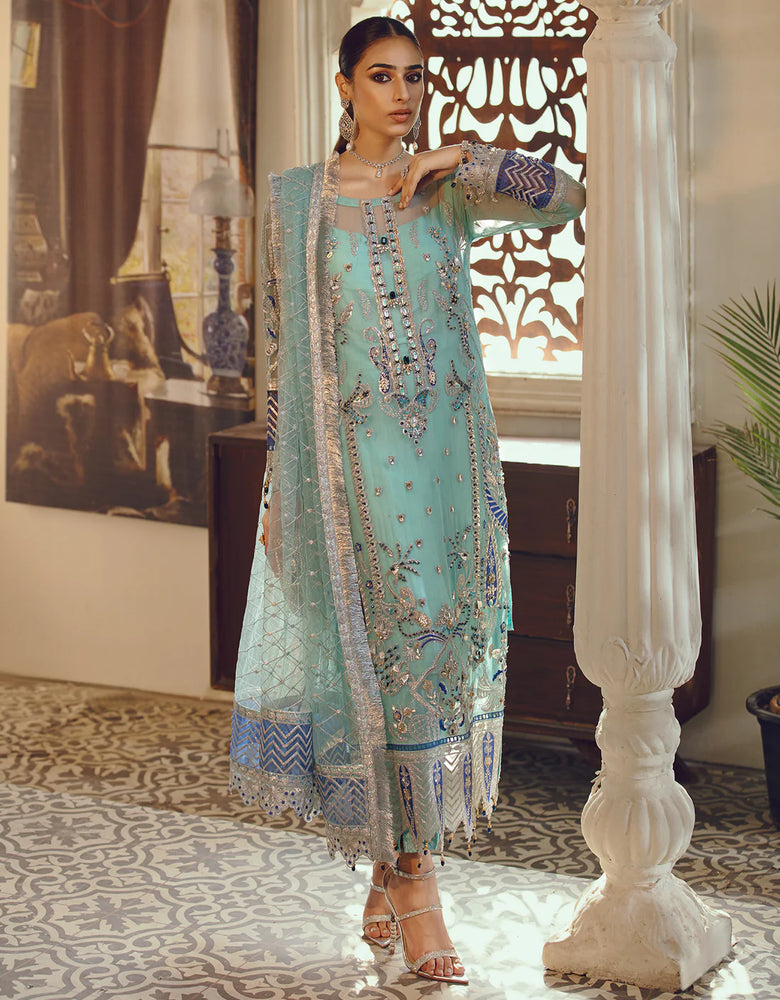 Emaan Adeel Embroidered Chiffon 3 pc - 08879