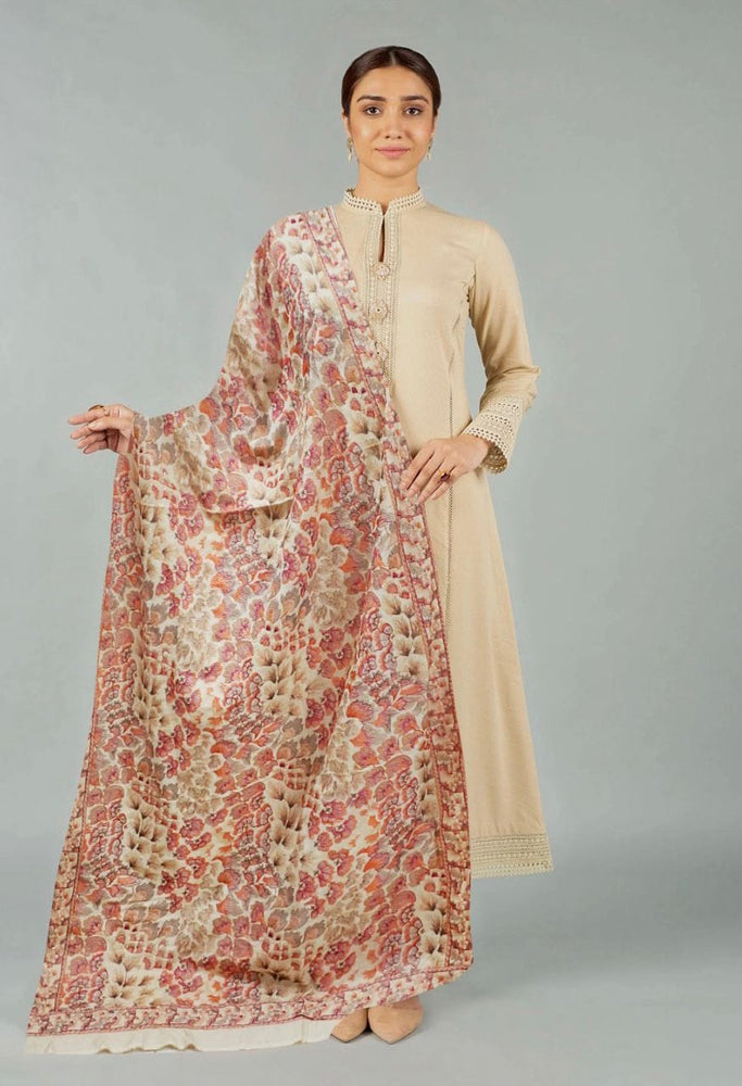 Bareeze Embroidered Karandi shawl - 09781