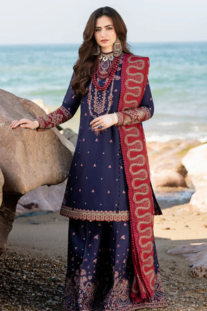 Jazmin Shahkaar Luxury DARYA Cotton Silk 3 pc - 09246