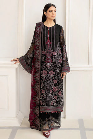 Flossie Executive DUSKY STYGIAN Chiffon 3 pc - 08984