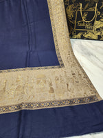 Pure Kani Pashmina Handwoven Sucha Tillawork Shawl - 0195