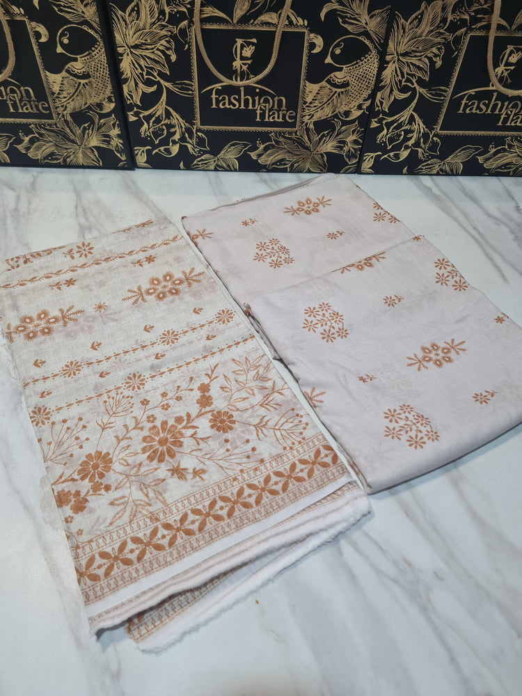 Designer Swisss Lawn Digital Print 3 Piece Dress - J0785