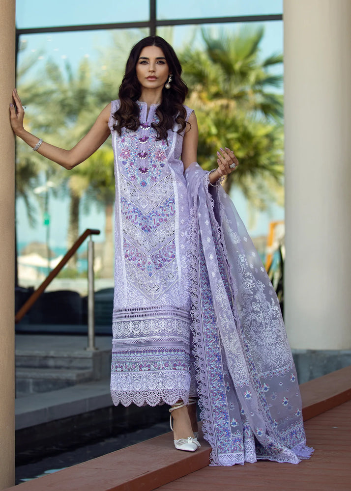 Kanwal Malik Zaira LAVENDER Lawn 3 pc - 08920