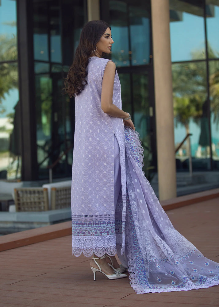 Kanwal Malik Zaira LAVENDER Lawn 3 pc - 08920