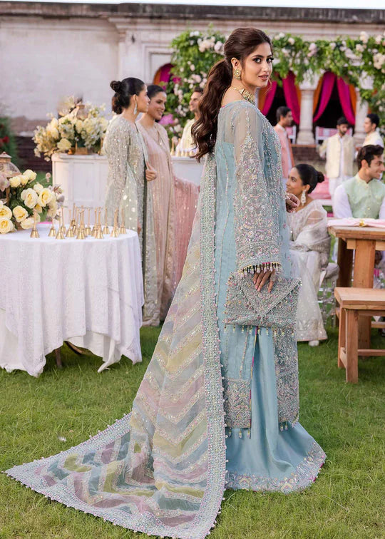 Kanwal Malik Organza Embroidered & Hand Embellished 3 Piece Dress - J0875