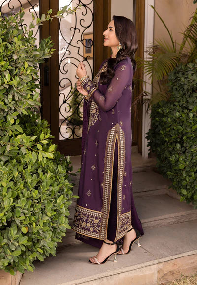 Asim Jofa Maahru, Noorie & Meerub Chiffon 3 pc - 09018