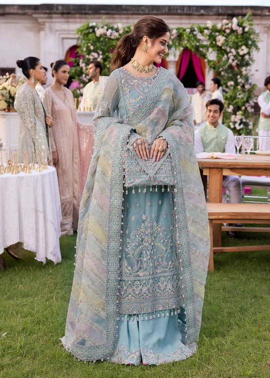 Kanwal Malik Organza Embroidered & Hand Embellished 3 Piece Dress - J0875