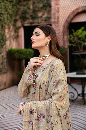 Original Ramsha Dastan Collection Chiffon 3 pc - 09451