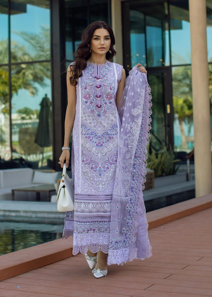 Kanwal Malik Zaira LAVENDER Lawn 3 pc - 08920