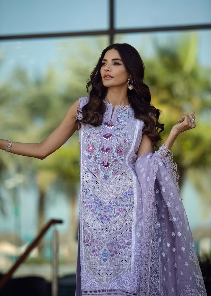 Kanwal Malik Zaira LAVENDER Lawn 3 pc - 08920