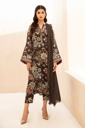 Baroque Digital Printed Wool 3 pc - 09756