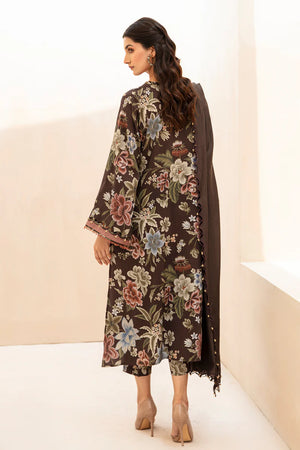 Baroque Digital Printed Wool 3 pc - 09756