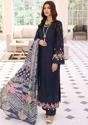 Elaf MYSTIQUE Embroidered Chikankari Lawn 3pc - 09912