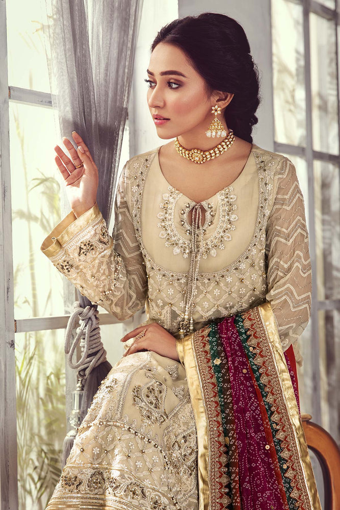 Hand Emblisment Charizma DASTAN E JASHAN Chiffon Embroidered & Hand Embellishment 3 Pi ...