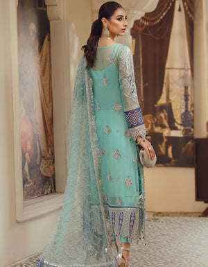 Emaan Adeel Embroidered Chiffon 3 pc - 08879