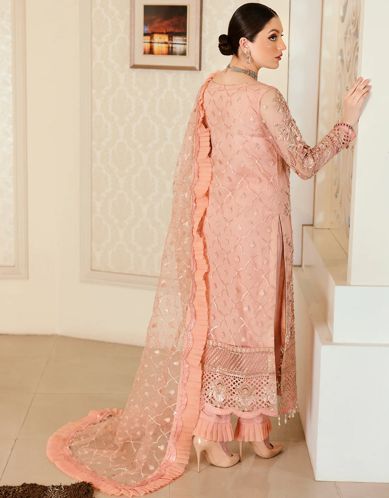 Emaan Adeel Mahermah Organza 3 pc - 08803