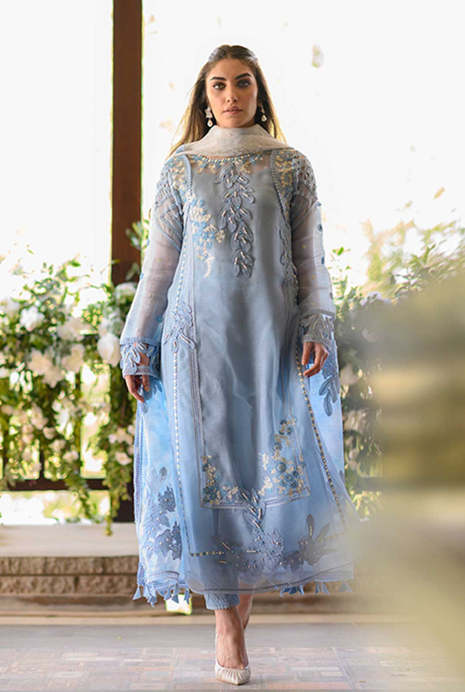 
            
                Load image into Gallery viewer, Designer Cerulean Lawn 3 pc - 09041
            
        