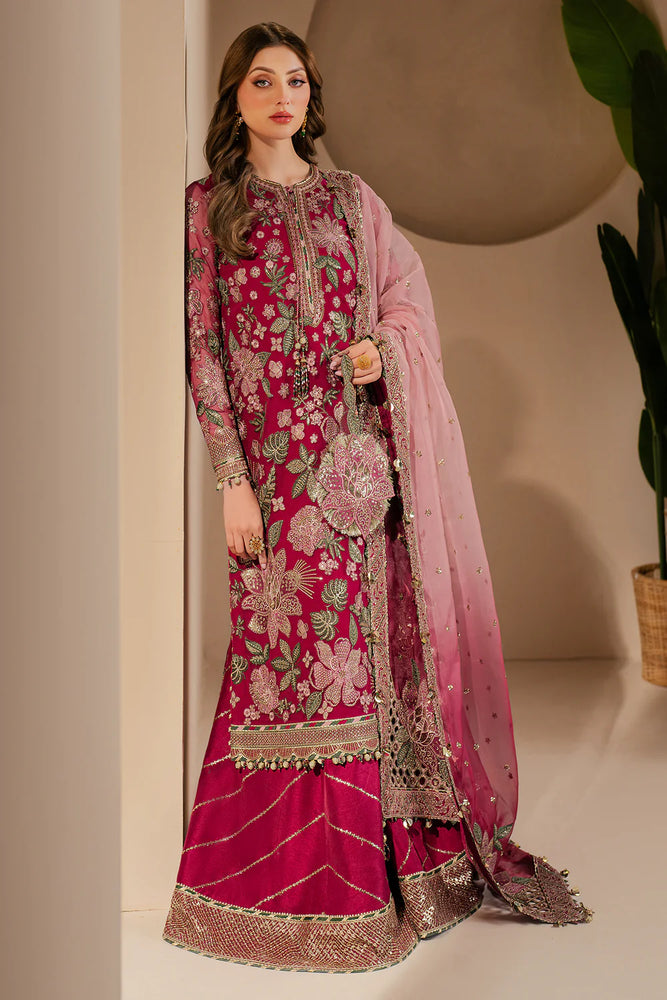 Jazmin Chiffon Embroidered 4 Piece Dress - J0868