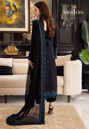 Asim Jofa Rang-E-Noor Collection Chiffon 3 pc - 09741