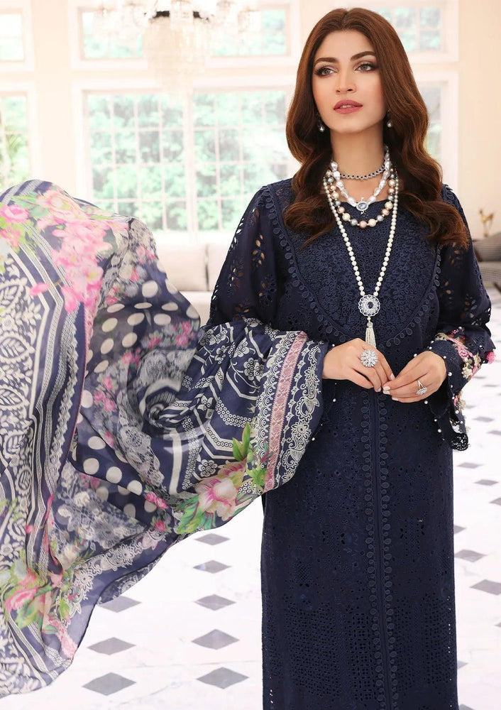 Elaf MYSTIQUE Embroidered Chikankari Lawn 3pc - 09912