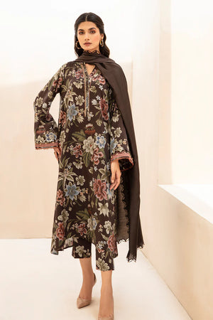 Baroque Digital Printed Wool 3 pc - 09756