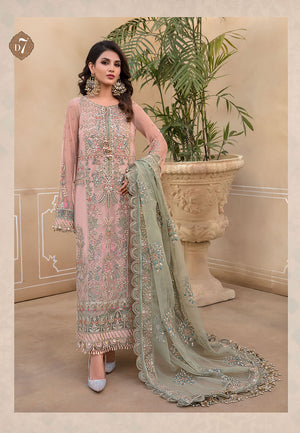 MariaB SEA GREEN - Luxury Lawn 3 Piece Dress - 10287