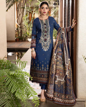 Asim Jofa - 3 PC Lawn Dress - 10343