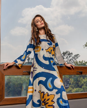Lulusar SEO LONG Silk Formal 3 Piece Dress - 0252 Fashion Flare Lulusar SEO LONG Silk Formal 3 Piece Dress - 0252 Fashion Flare