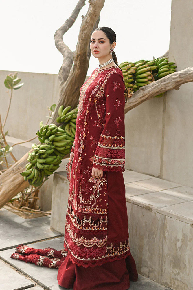 Qalamkar Sahil Luxury MIRHA Lawn 3 pc - 08833