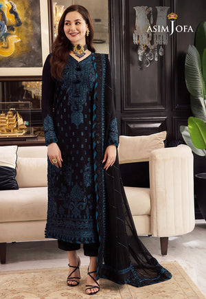 Asim Jofa Rang-E-Noor Collection Chiffon 3 pc - 09741