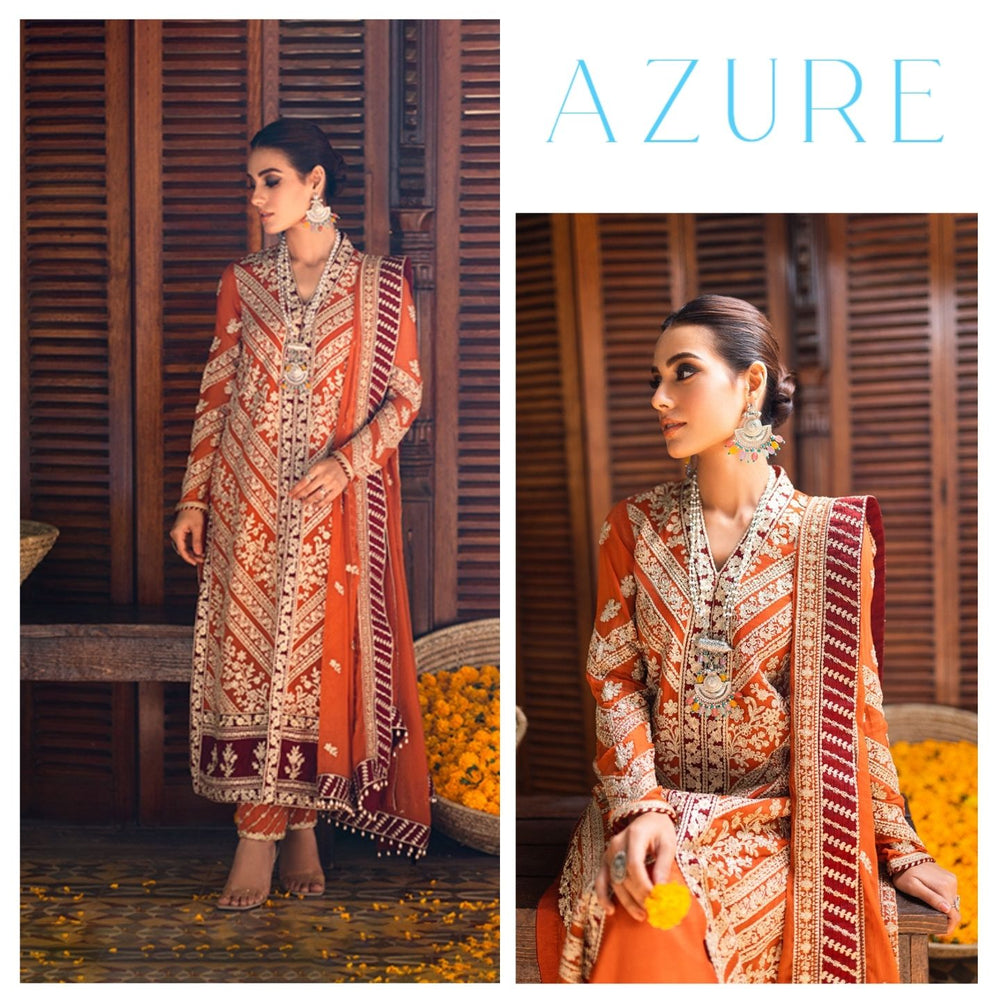 Azure GRANDEUR GLAM - 3 PC Lawn Dress - 10442