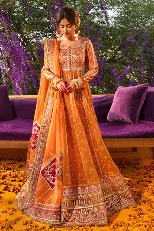 Qalamkar Khaab Luxury Formal RUMAISA Net Maxi - 09352