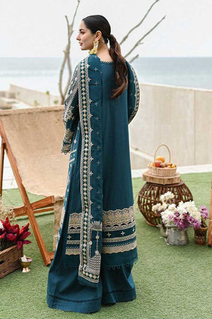 Qalamkar Sahil Luxury ZAHRA Lawn 3 pc - 08983