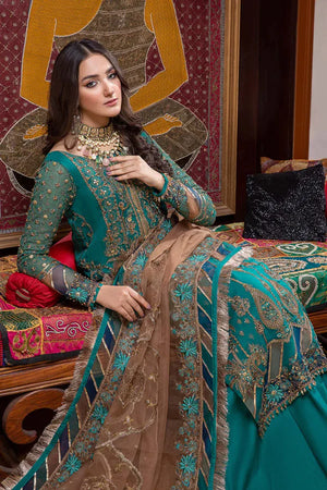 Charizma Embroidered Chiffon 3 pc - 09396