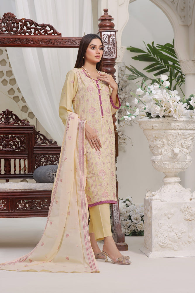 Fatima Noor Winter Collection Embroidered Cotton 3 pc - 09599