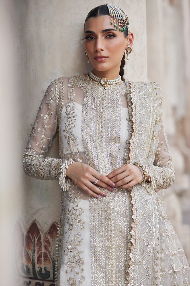 Afrozeh Dastangoi Wedding Formals NOORI Organza 3 pc - 09682