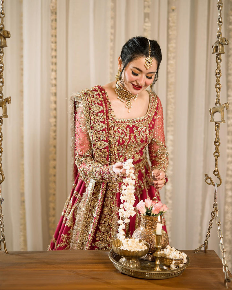 Faiza Saqlain ARUSA Net Bridal - 11485