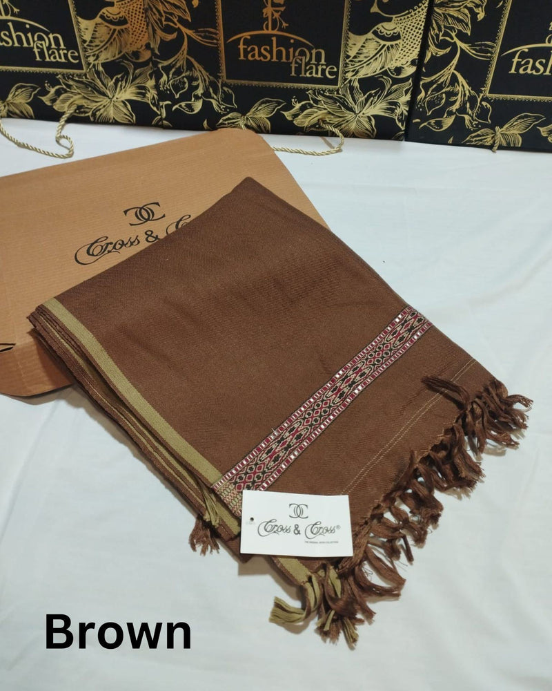 Cross & Cross Men's Shawl Factory Leftover - 20451 (Brown)