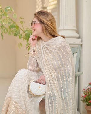 Erum Khan TABEER Chiffon 3 Piece - 11347