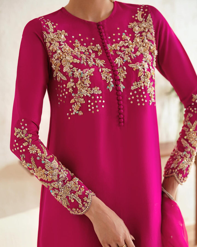 kanwal Malik MYRA Silk 3 Piece Dress - 20692