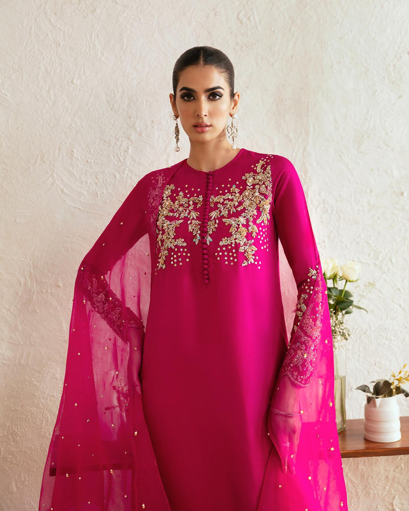 kanwal Malik MYRA Silk 3 Piece Dress - 20692