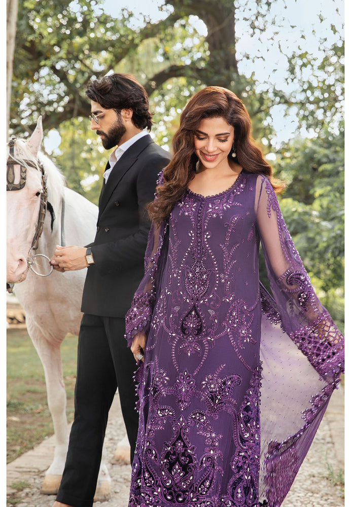 MariaB PURPLE Chiffon 3 Piece - 11481