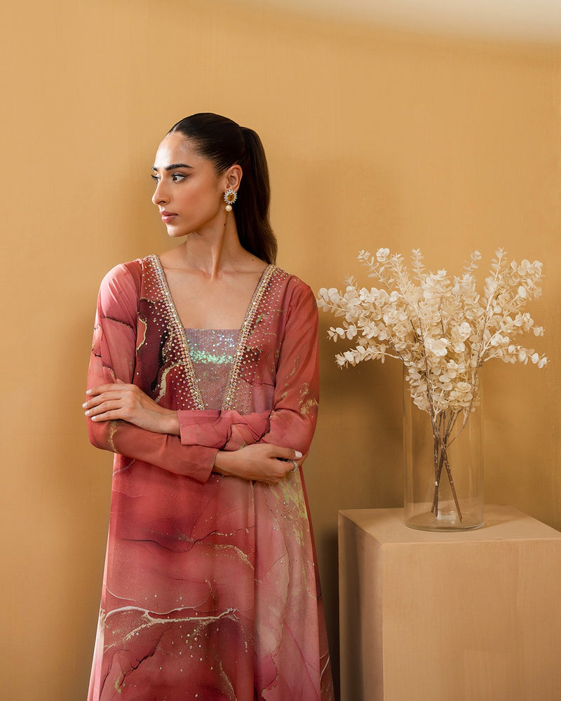 Lulusar DOMOL Charmeuse Silk Festive 3 Piece Dress - 20674