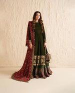 Jazmin Micro 9000 Velvet Gharara 3 Piece - 20598