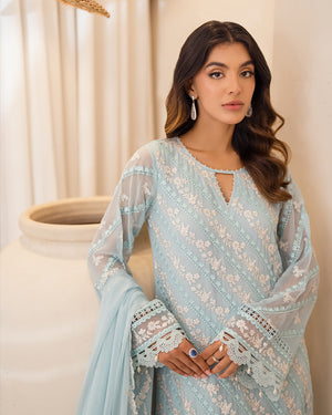 Azure MINT GLAZE Chiffon 3 Piece Dress - 20599