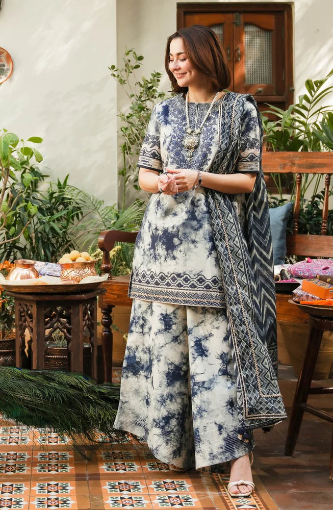 Sapphire Embroidered & Printed Lawn 3 Piece Dress- 10541 Sapphire Embroidered & Printed Lawn 3 Piece Dress- 10541