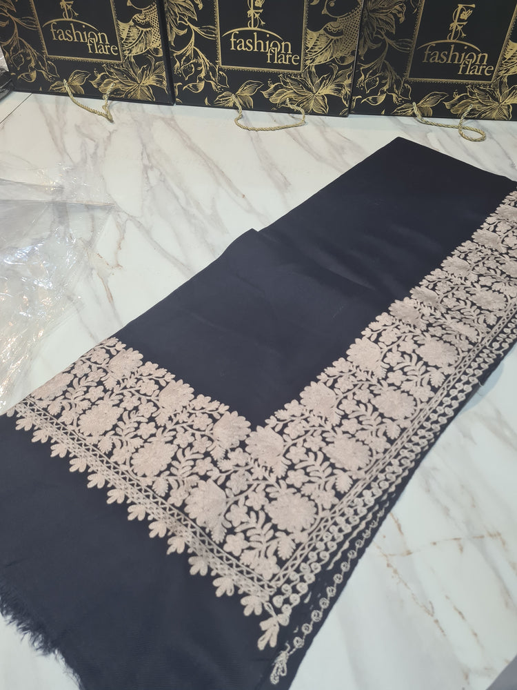 Exclusive Pashmina Ari Work Mini Shawl - 20186