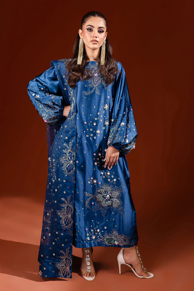 blue raw silk dress Blue Raw Silk Dress