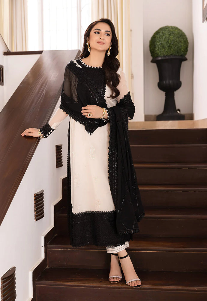 Asim Jofa Meerub Collection Chiffon 3 pc - 09783