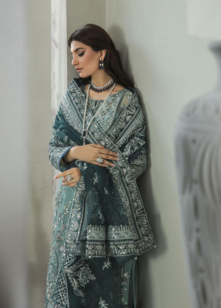 Gulaal Embroidered Organza 3 pc - 09198